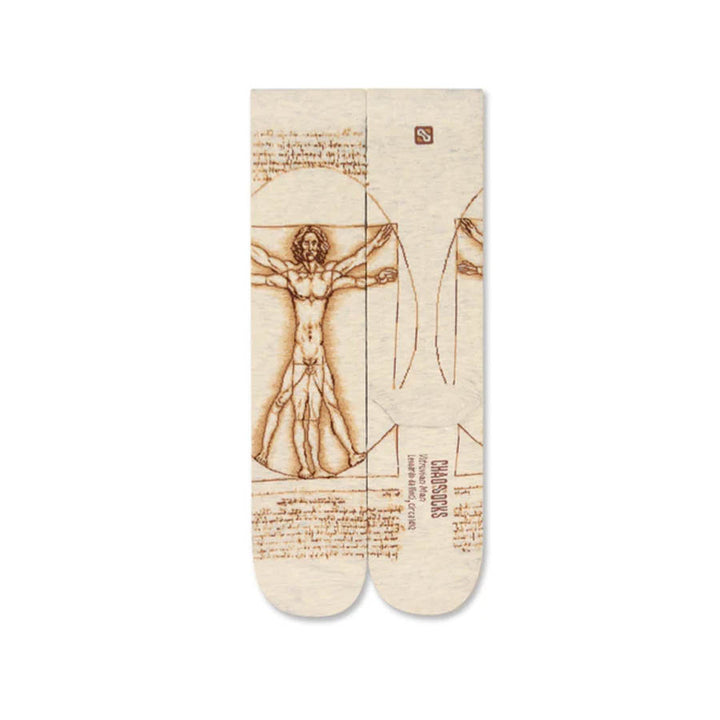da Vinci Vitruvian Man Socks