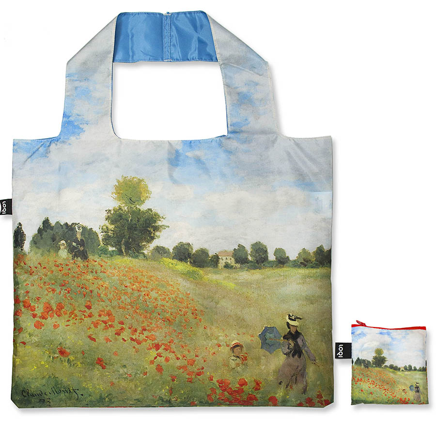 Claude Monet, Wild Poppies, Tote Bag