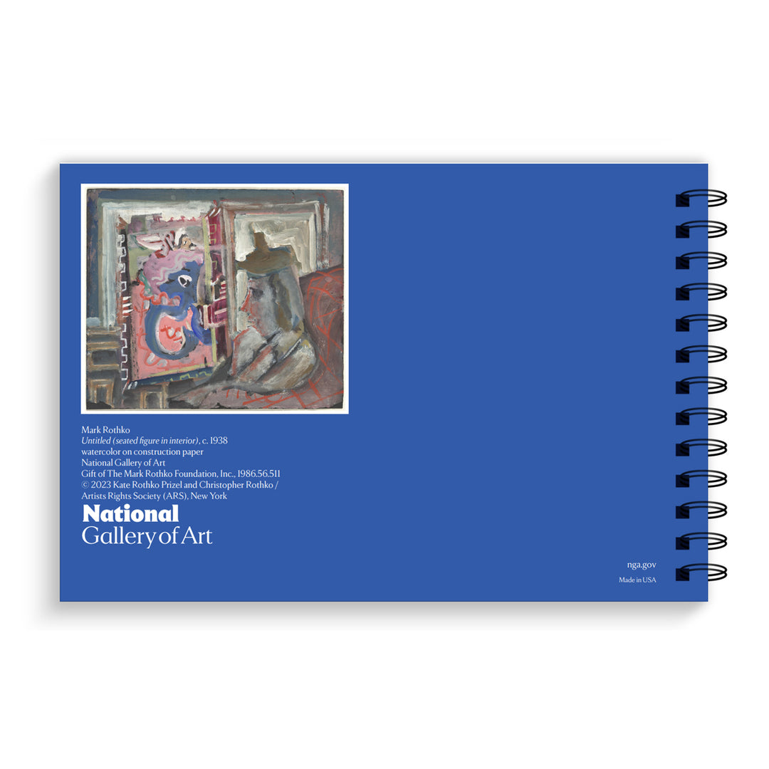 National Gallery of Art Rothko Seated Figure Spiral Notebook
