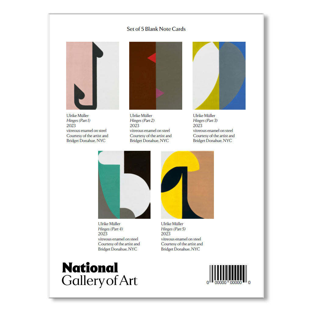 Ulrike Müller, Hinges (Parts 1–5) Set of 5 Blank Note Cards