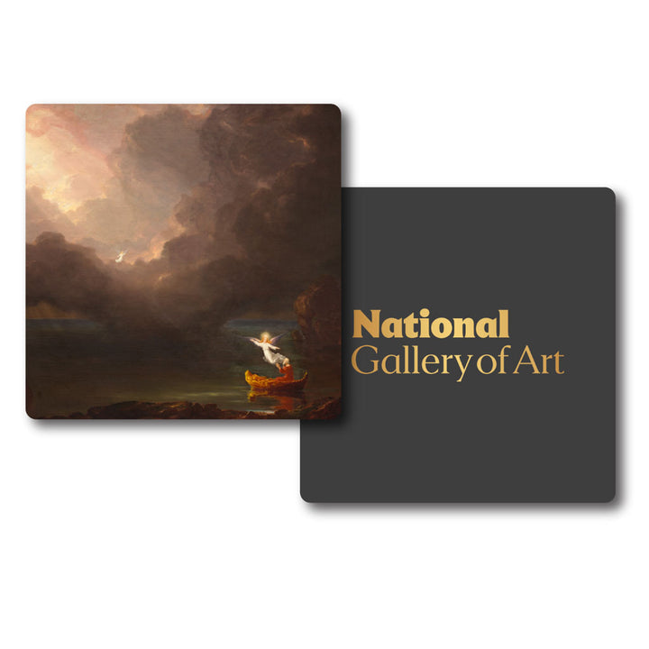 Thomas Cole, Voyage of Life, Leather Coaster Set