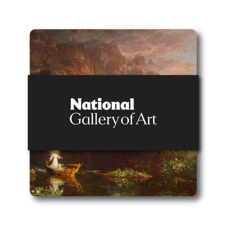 Thomas Cole, Voyage of Life, Leather Coaster Set