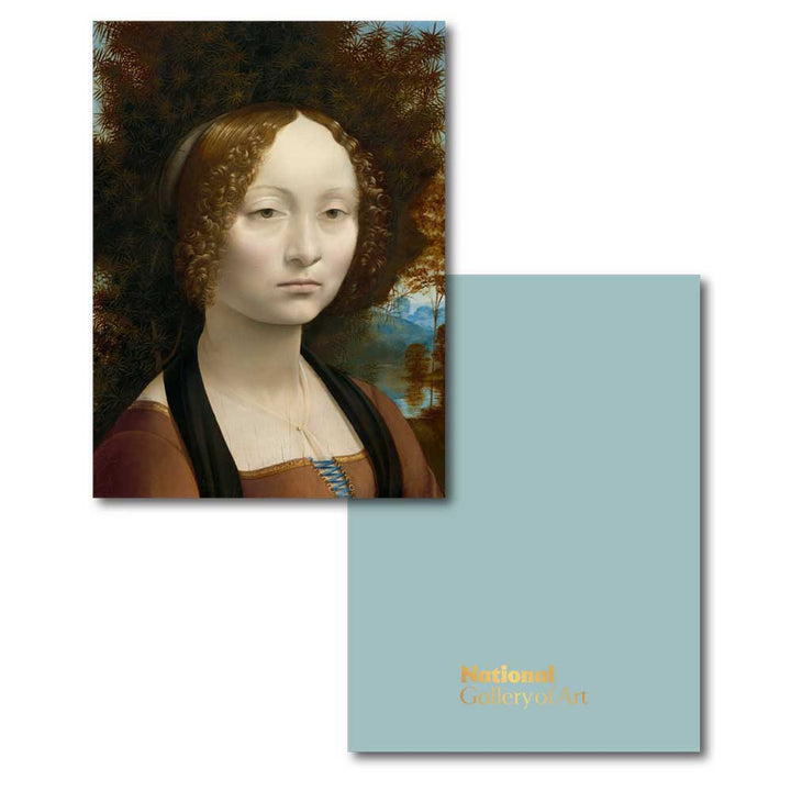 Da Vinci, Ginevra de' Benci Leather Notebook