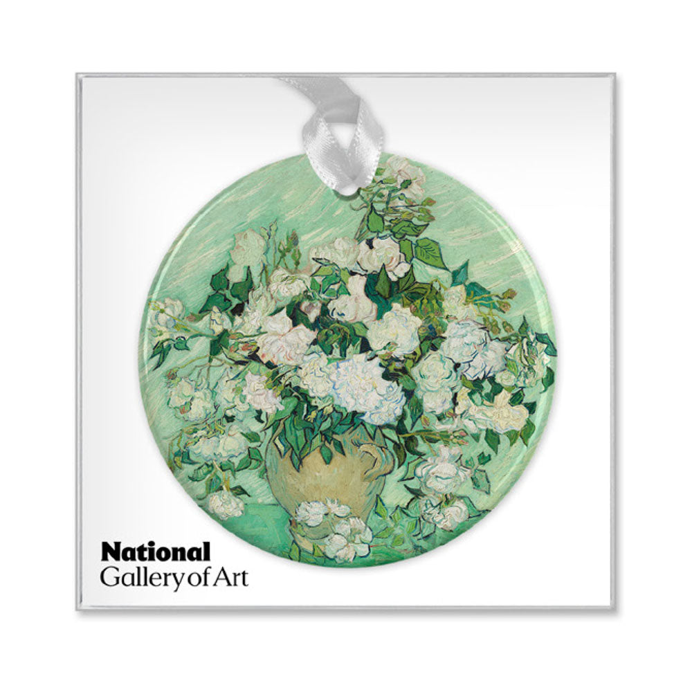 Van Gogh, Roses, Porcelain Ornament