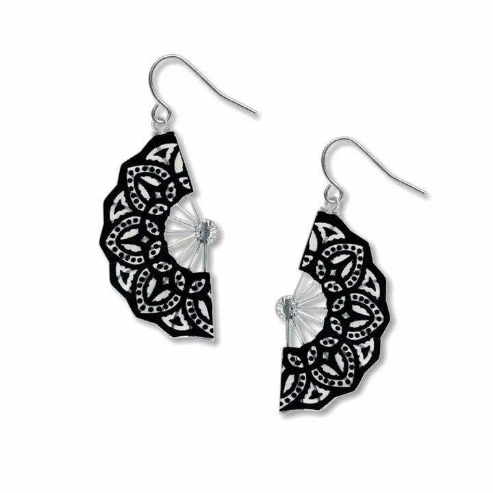 Lace Fan Earrings