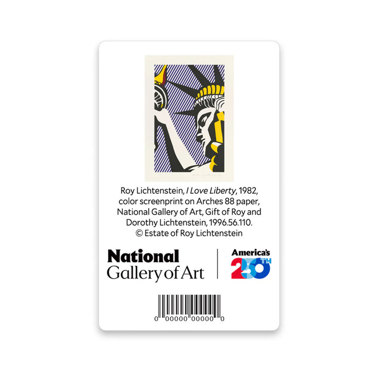 Roy Lichtenstein, I Love Liberty, Magnet