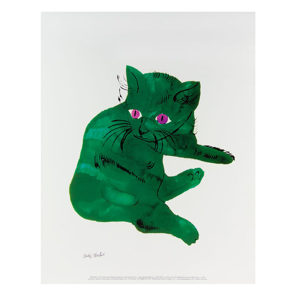 Warhol: Green Cat, 11 x 14 Print – National Gallery of Art Shop