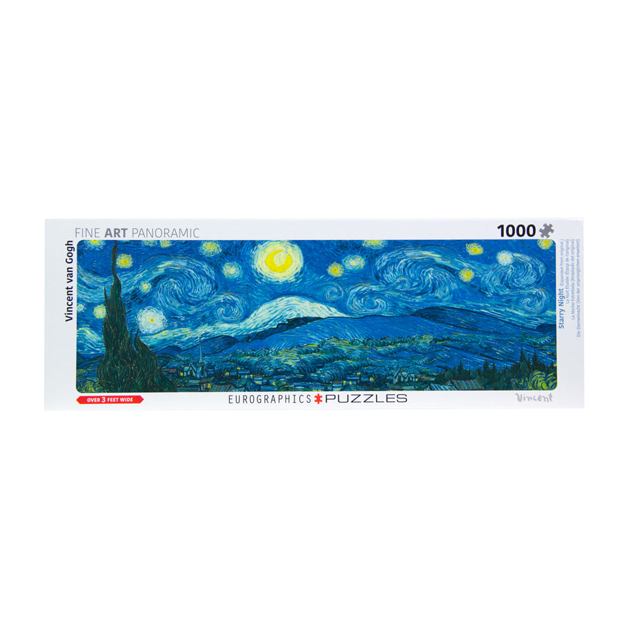 Vincent van Gogh: Starry Night, 1,000-Piece Panoramic Puzzle