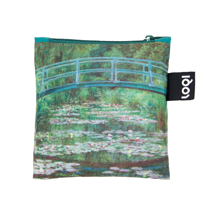 Claude Monet: Japanese Footbridge, Foldable Tote Bag