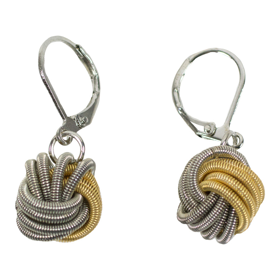 Piano Wire Knot Earrings