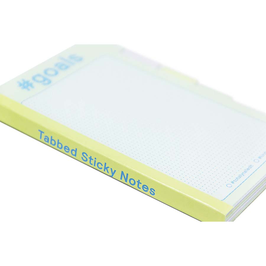 #Goals Tabbed Sticky Notes