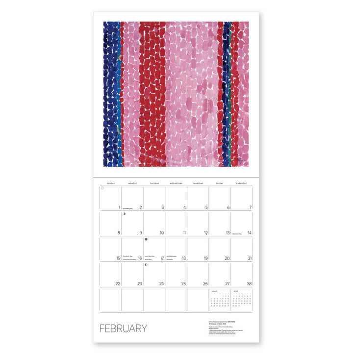 Alma Thomas 2026 Wall Calendar