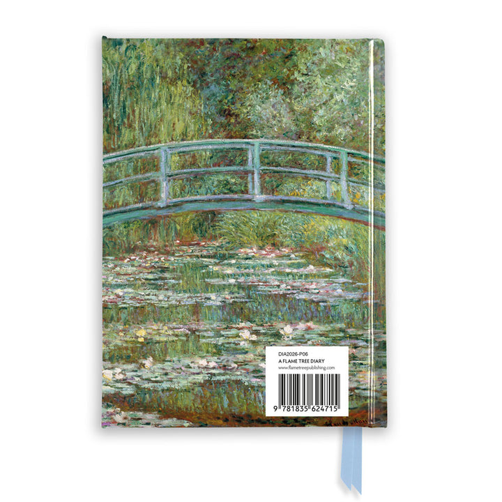 Claude Monet: Bridge over a Pond of Water Lilies 2026 Pocket Planner