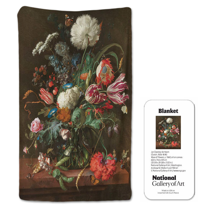 National Gallery of Art Jan Davidsz de Heem: Vase of Flowers, c. 1660, Blanket