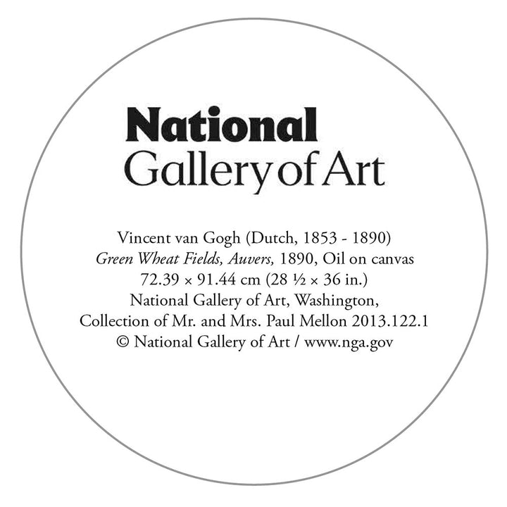 National Gallery of Art, Vincent van Gogh, Green Wheat Fields, Auvers, 11-oz. Mug