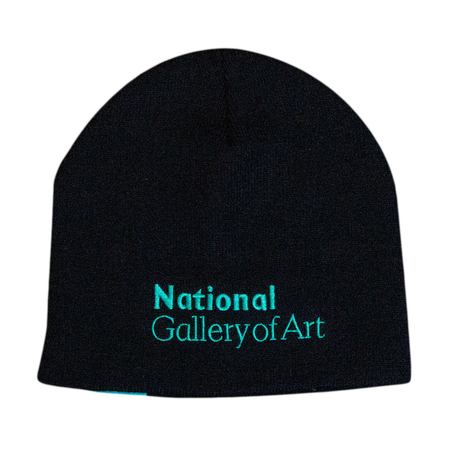 National Gallery of Art Teal Logo Beanie