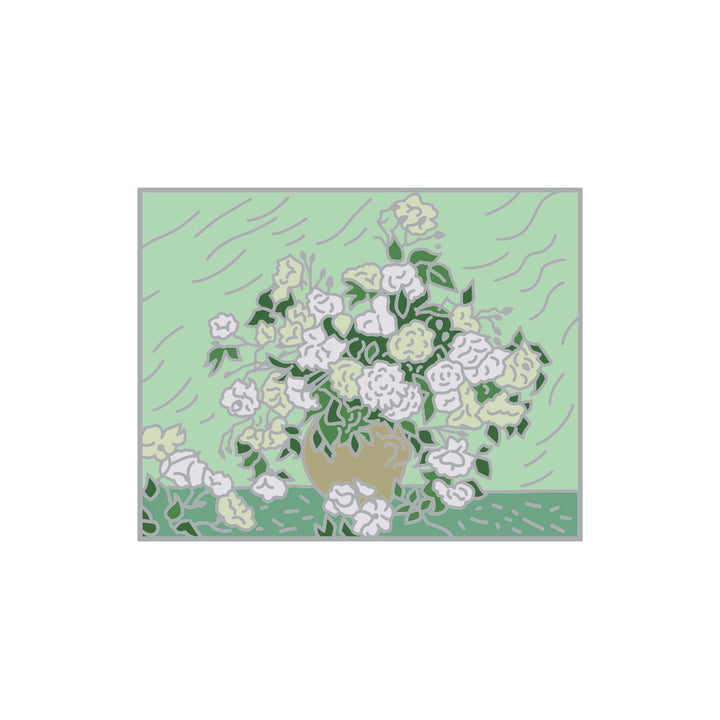 National Gallery of Art van Gogh's "Roses" Pin