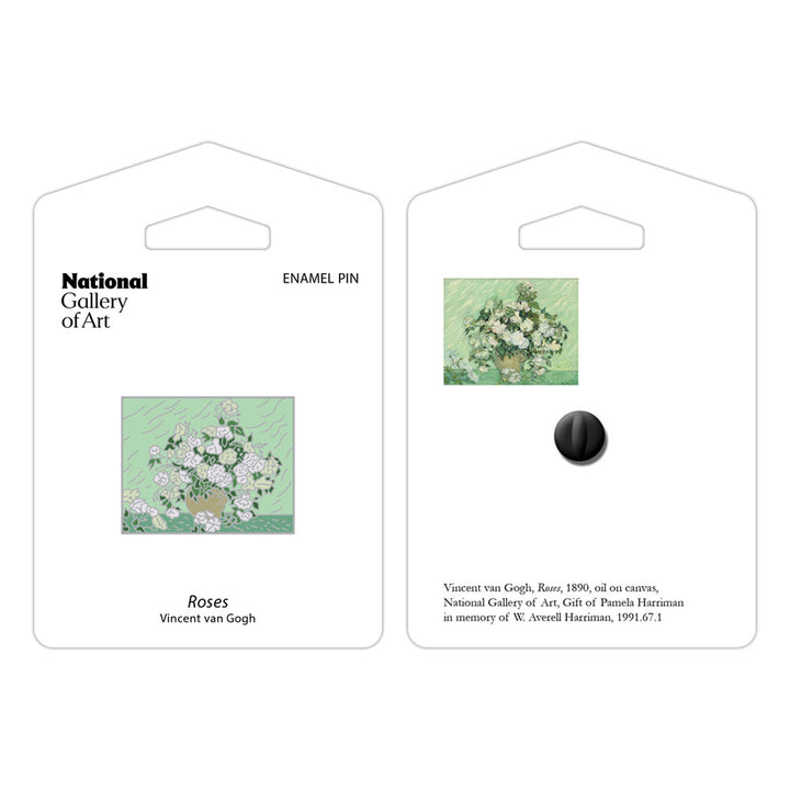 National Gallery of Art van Gogh's "Roses" Pin