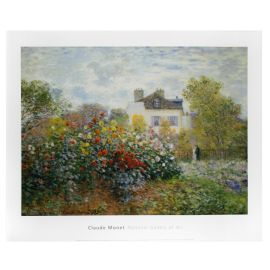Monet: The Artist's Garden in Argenteuil (A Corner of the Garden with Dahlias) Poster