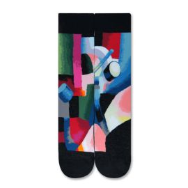 Colored Compostion of Forms Socks