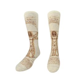 da Vinci Vitruvian Man Socks