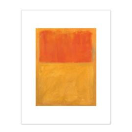 Mark Rothko, Orange and Tan, 1954, 11x14 Print