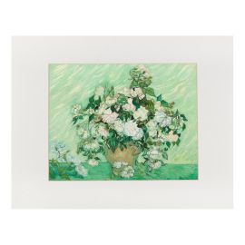 Vincent van Gogh: Roses, Matted 11 x 14 Print