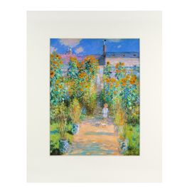 Monet: The Artist's Garden at Vétheuil, Matted 11 x 14 Print