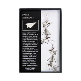 Paper Airplanes Dangle Earrings