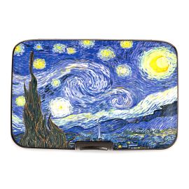 Van Gogh RFID Armored Starry Night Wallet