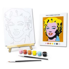 Andy Warhol, Orange Marilyn, Paint by Number Kit