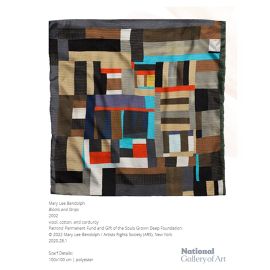 Mary Lee Bendolph: Blocks and Strips, Scarf