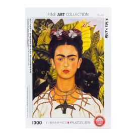 Frida Kahlo: Self-Portrait with Thorn Necklace, 1,000-Piece Puzzle
