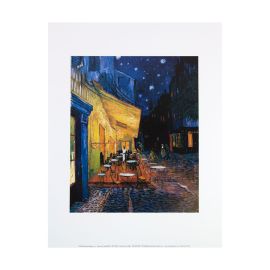 Vincent van Gogh: Café Terrace at Night, 11 x 14 Print