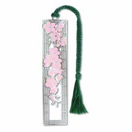 Cherry Blossom Metal Bookmark