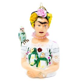 Frida with Parrots Ornament