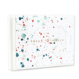 Dotted Happy Holidays Holiday Card Set