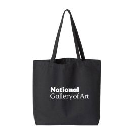 National Gallery of Art Black Logo Tote Bag