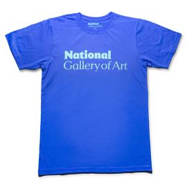 National Gallery of Art Adult Logo Blue Tee