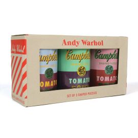 Andy Warhol Soup Cans 3 Puzzle Set