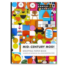 Mid Century Modern Wrapping Paper Book
