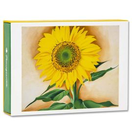 Georgia O'Keefe: A Sunflower From Maggie Boxed Notecards