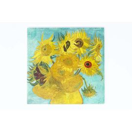 Van Gogh: Sunflowers, 8" Ceramic Trivet