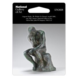 National Gallery of Art Rodin's "The Thinker" Sticker